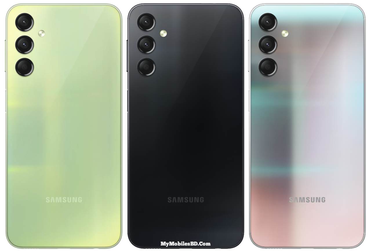 Samsung Galaxy A24 4G Green, Black & Silver