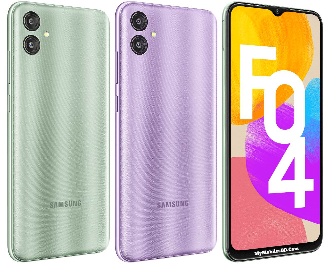 Samsung Galaxy F04 All colours
