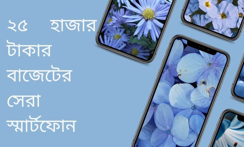 ২৫ হাজার টাকার বাজেটের সেরা স্মার্টফোন
